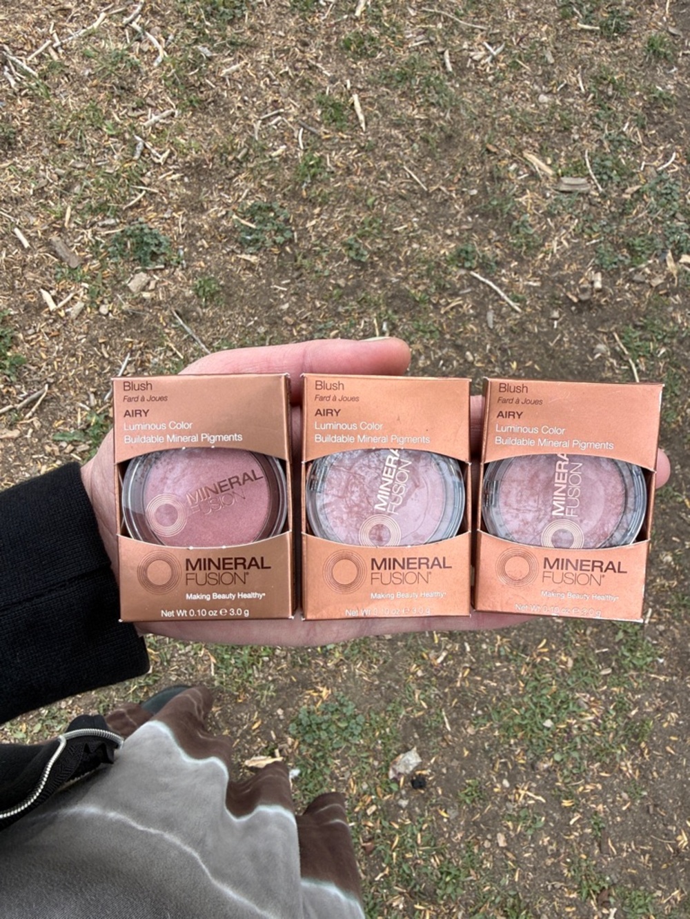 Mineral fusion lot 3 blushes